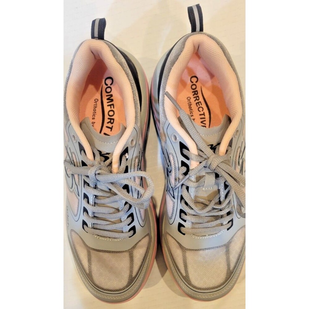 GRAVITY DEFYER G-Defy Ion Athletic Shoes Womens SZ 8 Grey Pink Sneaker Orthotics - Picture 2 of 7